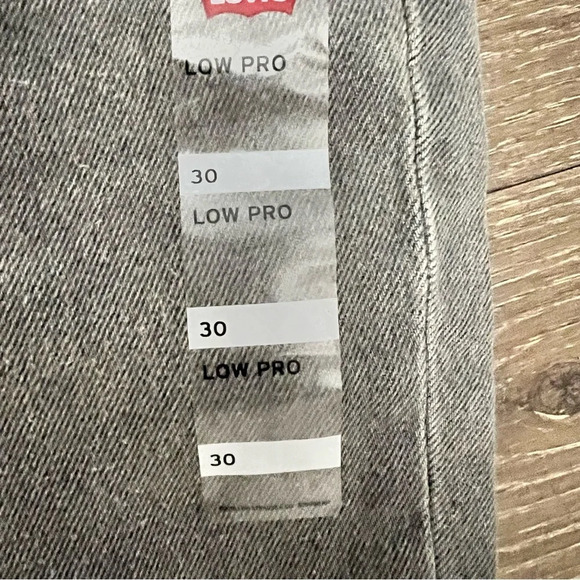 Womens Levis Lo Pro Straight Leg Jeans Acid Wash Gray Splatter Womens Size 30 - Picture 3 of 8